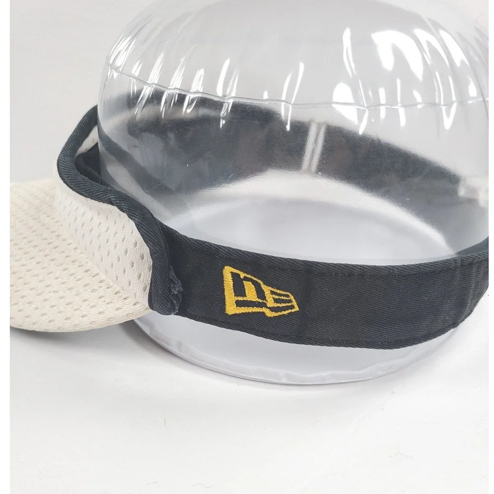 New Era UCLA Bruins Mesh Sun Visor Hat Mens Cream Navy Blue Basketball Team NCAA